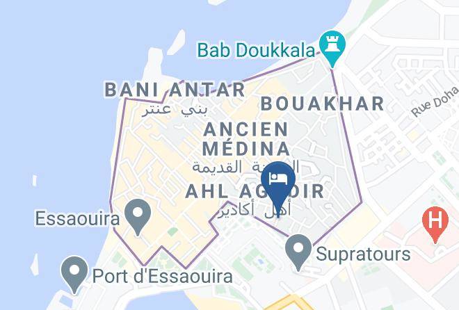 Essaouira - Riad Dar Assalama Vue Mer Maps