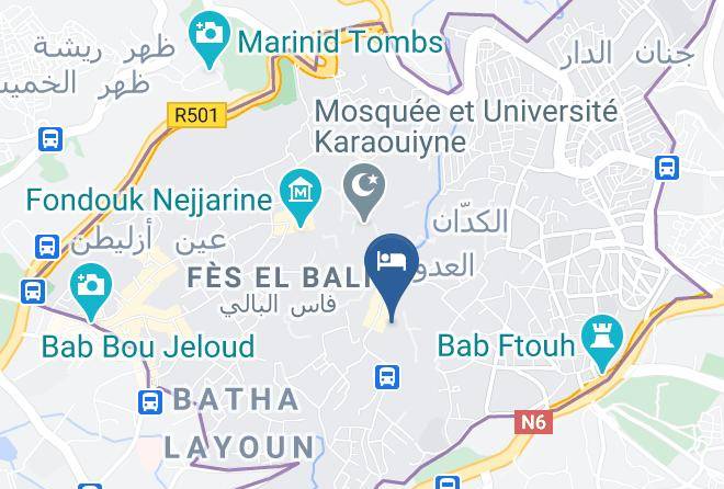 Fez - Riad Fes Aicha Maps