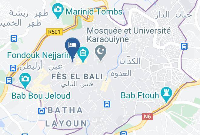 Fez - Riad Fes Lala Zahra Maps