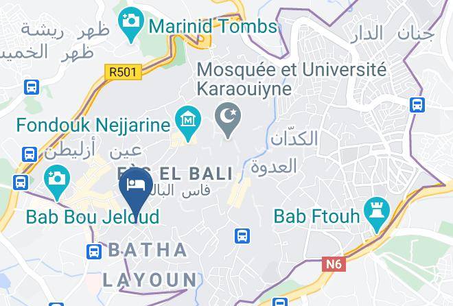 Fez - Riad Alya Maps