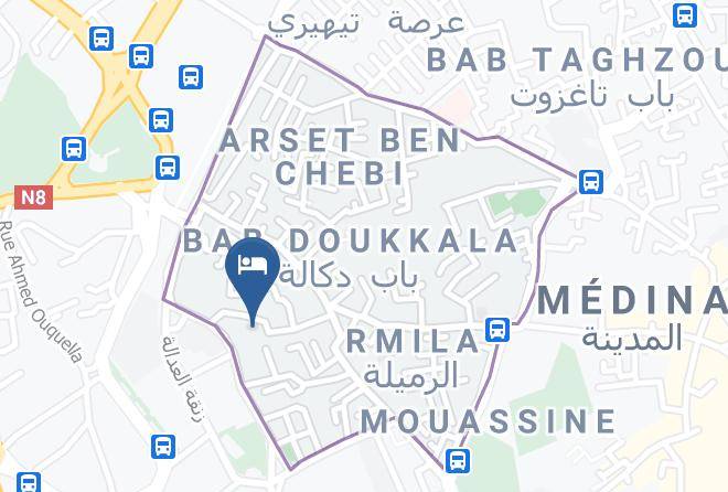 Marrakesh - Riad Gazelles Calipau Marrakech Maps