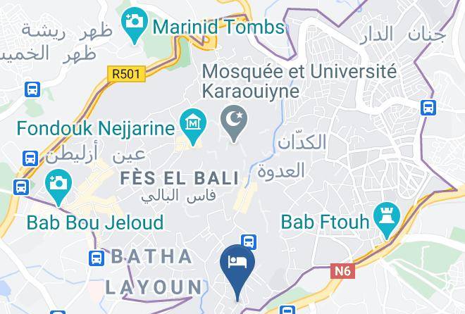 Fez - Riad Ghita Maps