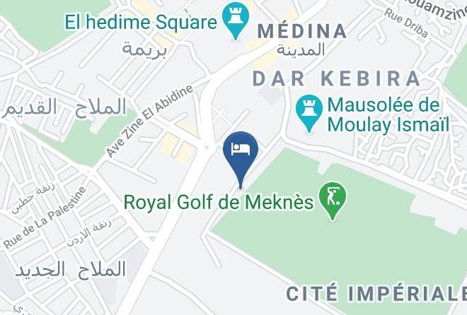 Meknes - Riad Golf Stinia Maps