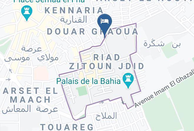 Marrakesh - Riad Dar Grawa Maps