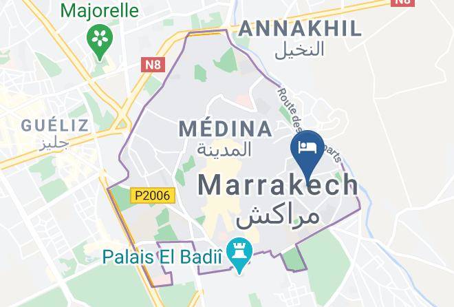Marrakesh - Riad Haj Thami Maps
