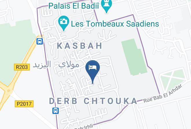 Marrakesh - Riad Halcon Maps