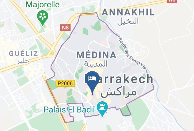 Marrakesh - Riad Hamdane & Spa Maps