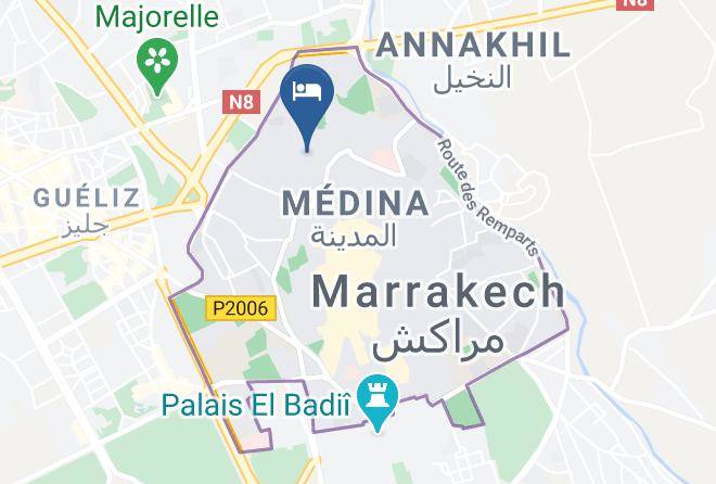 Marrakesh - Riad Hanafi Maps