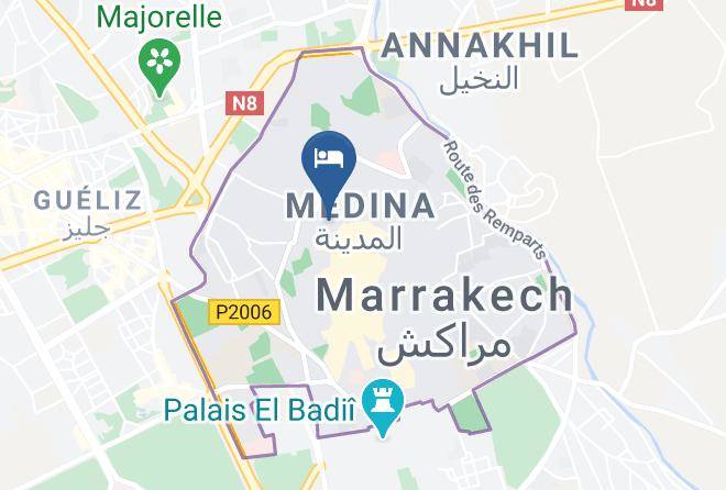 Marrakesh - Riad Hannah Maps