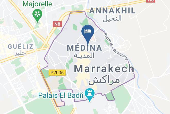 Marrakesh - Riad Hart Essoura Maps