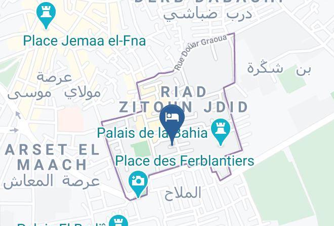 Marrakesh - Riad Hayati Maps