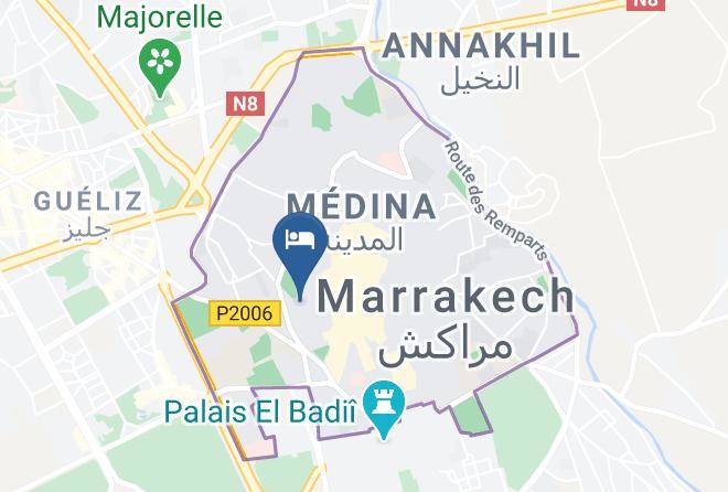 Marrakesh - Riad Hissan Maps