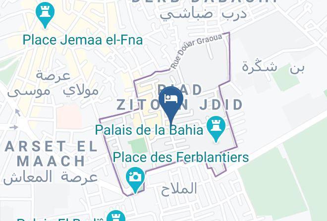 Marrakesh - Riad Chinda Maps