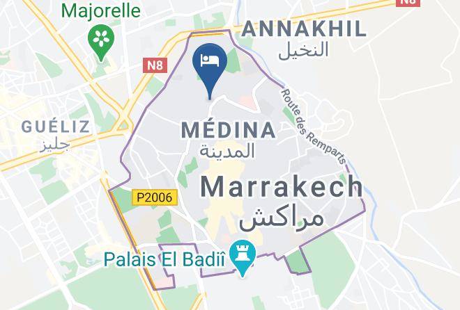 Marrakesh - Riad Ida Ou Balou Maps