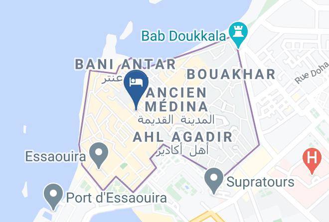 Essaouira - Riad Inna & Watersports Center Maps