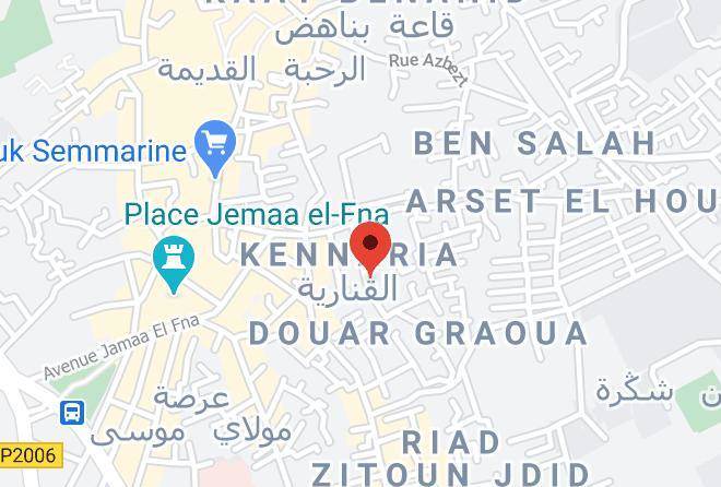 Marrakesh - Riad Itrane Maps