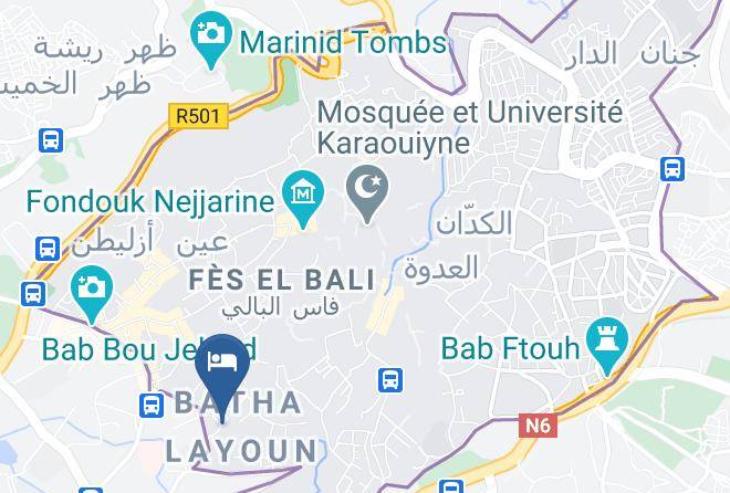 Fez - Riad Jardin Chrifa Maps