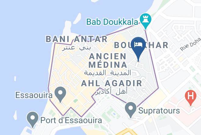 Essaouira - Riad Jennat El Mossafir Maps