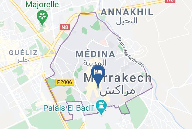 Marrakesh - Riad Johenna Maps
