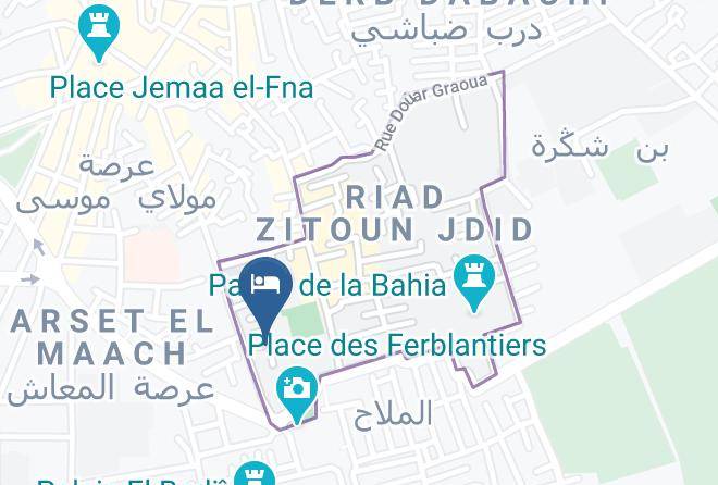 Marrakesh - Riad Jona Maps