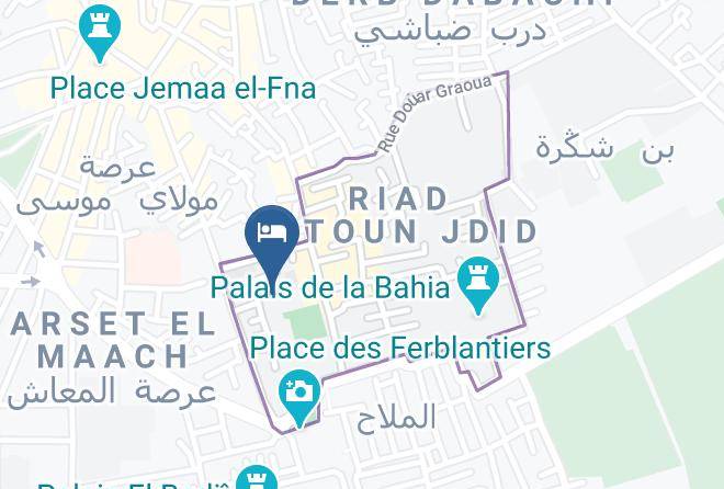 Marrakesh - Riad Kamal Maps