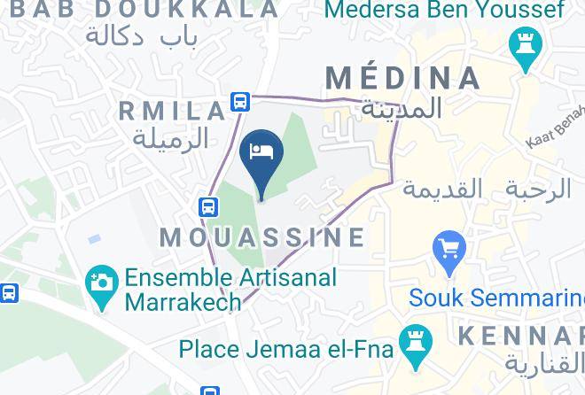 Marrakesh - Riad Kamar Zamane Marrakech Maps