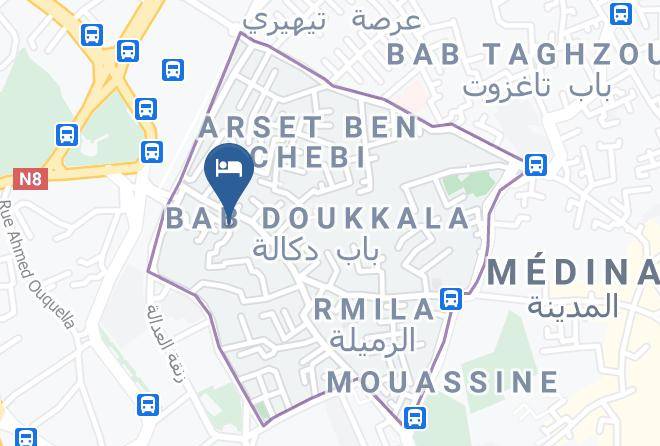 Marrakesh - Riad Kniza Marrakech Maps
