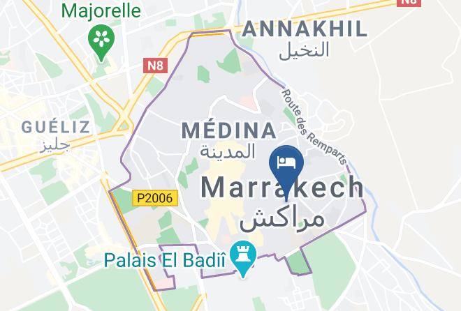 Marrakesh - Riad L'oiseau Du Paradis Maps