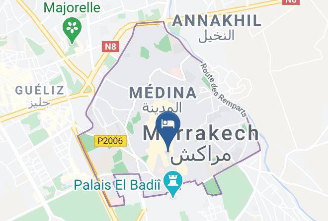 Marrakesh - Riad La Caleche Marrakesh Maps