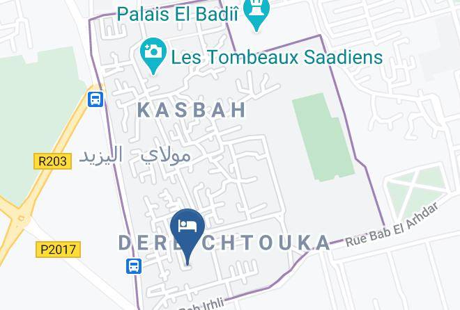 Marrakesh - Riad La Sarrazine Maps