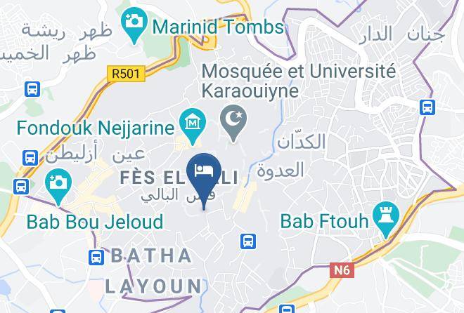 Fez - Riad Laayoun Maps