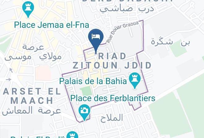 Marrakesh - Riad Lakouas Maps