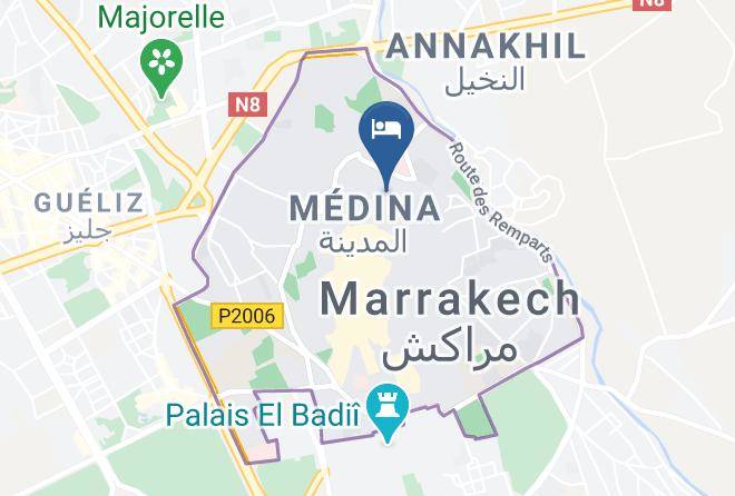 Marrakesh - Riad Lazord De Marrakech Maps