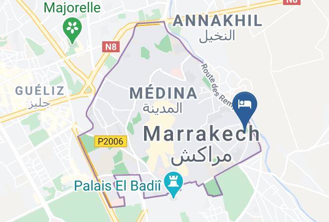 Marrakesh - Riad Le Jardin D'abdou Maps