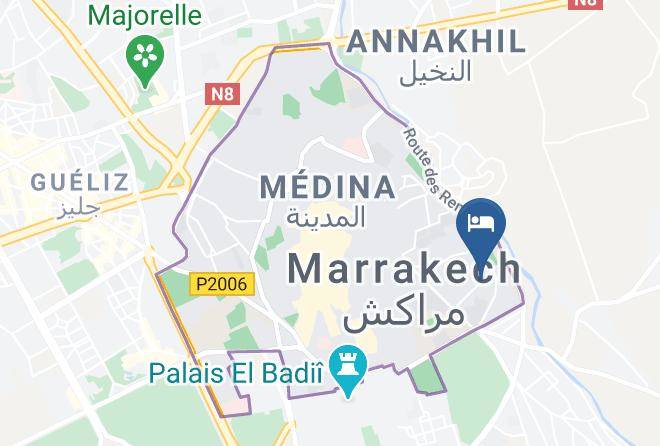 Marrakesh - Riad Le Perroquet Bleu Maps