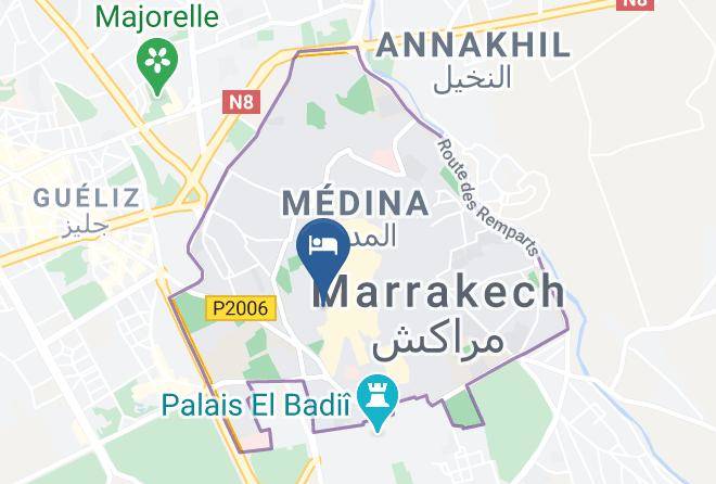 Marrakesh - Riad Le Rubis Maps