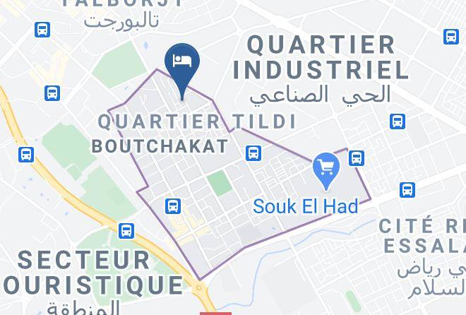 Agadir - Riad Les Chtis D'agadir Maps