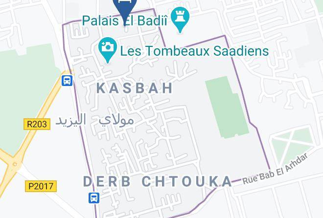 Marrakesh - Riad Les Cigognes Maps