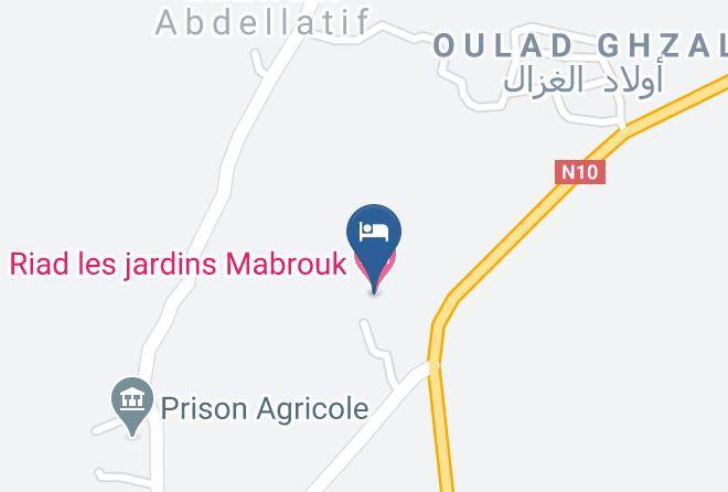 Souss Massa Draa - Riad Les Jardins Mabrouk Maps