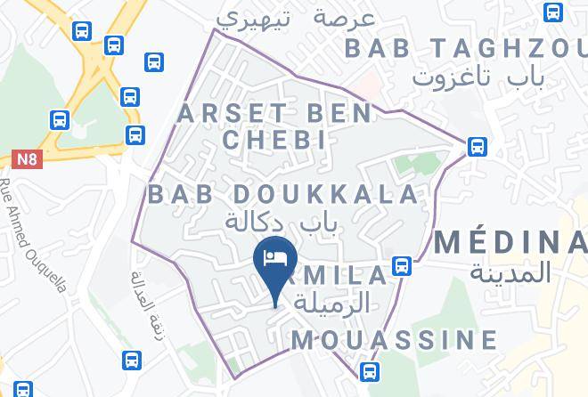 Marrakesh - Riad Les Yeux Bleus Maps