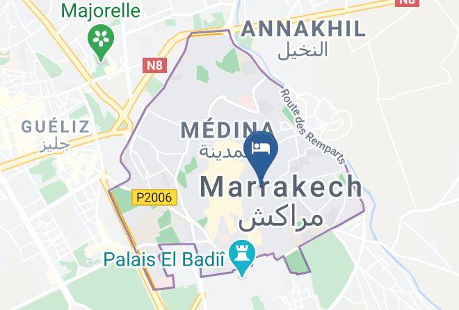 Marrakesh - Riad Lila Maps