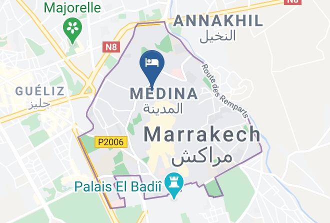 Marrakesh - Riad Lumiere Maps