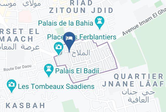 Marrakesh - Riad Luxe 40 Maps