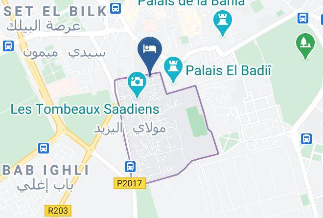 Marrakesh - Riad Luzia Maps