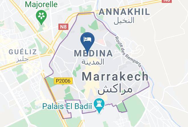 Marrakesh - Riad Ma'ab Maps