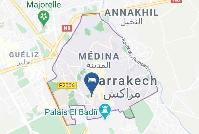 Marrakesh - Riad Mabrouk Maps
