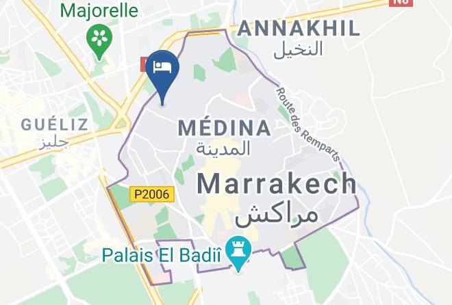 Marrakesh - Riad Mahjouba Maps
