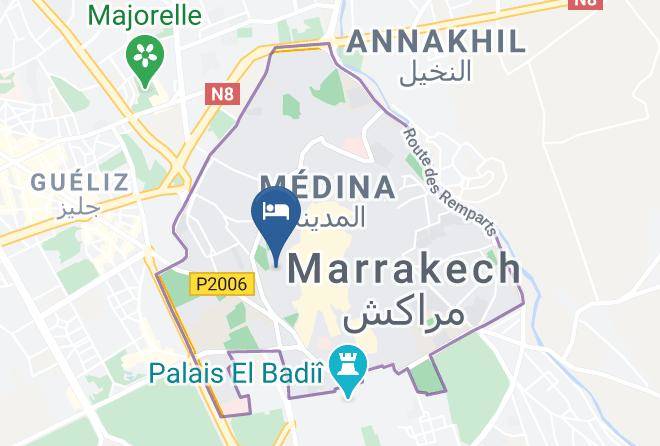 Marrakesh - Riad Maialou Maps