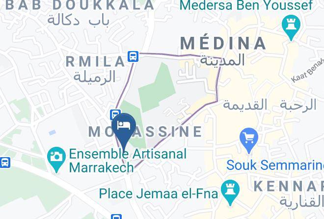 Marrakesh - Riad Makila Maps