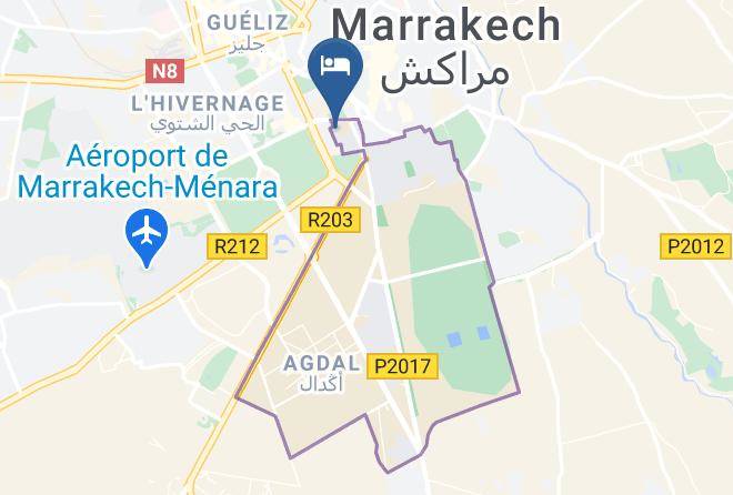 Marrakesh - Riad Marchica Maps
